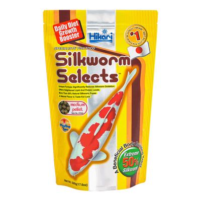 Hikari - Silkworm Selects, Daily Diet Growth Booster, Medium Pellet size M (500g.)