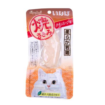 CIAO ยากิ ชิ้นสันในไก่ย่าง รสไก่ ขนม/อาหารว่างสำหรับแมว (25g) (YS-06)