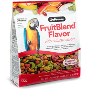 Zupreem FruitBlend Flavor with Natural Flavors Large Birds, Amazons, Macaws, Cockatoos and other large parrots (size L) 900g