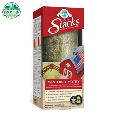 (Oxbow Harvest Stacks - Western Timothy Convenient-to-feed portions (35 oz)