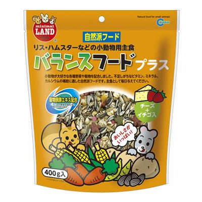 Marukan Mix grain for hamster and squirrel, cheese and strawberry (400g) (ML-03)