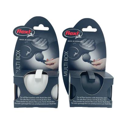 Flexi Multi Box Stores treats or waste bags ( White , Black)