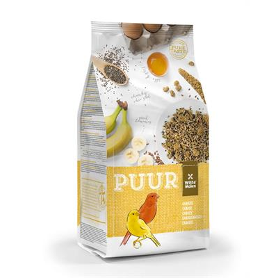 PUUR Canary 27+ gourmet ingredients, Complete food, Digest care and Feather care (750g)