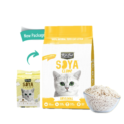 Kit Cat Soya Clump - Original 100% Natural Eco-Friendly Soybean(Tofu) Cat Litter (7L)