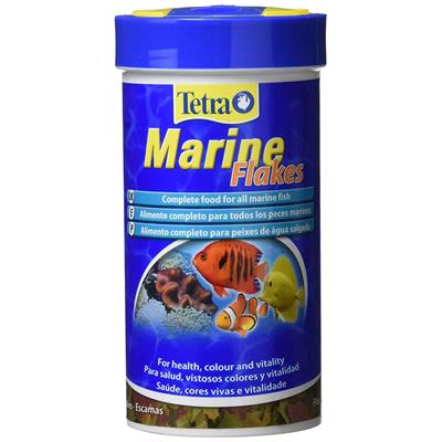 Tetra Marine Flakes อาหารชนิดแผ่นสำหรับปลาทะเล (25g)