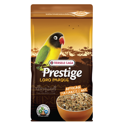 Prestige Loro Parque African Parakeet mix natural food for lovebirds and other dwarf parrots (1kg)