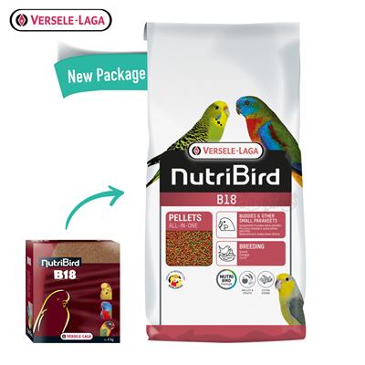 Versele-Laga Nutribird B18 high protein complete food for budgies & other small parakeets