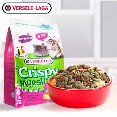 Crispy Muesli Chinchillas Extra Cereals, Extra Fibres, Versele Laga