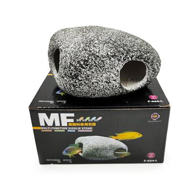 MF Multi-Function Cichlid Stone - ceramic stone for cichlid fish and shrimp breeder, shelter, filter and decoration for aquarium