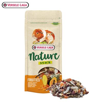 Versele-Laga Nature Snack Fruities, tasty snack full of tropical fruit for rabbits, guinea pigs, chinchillas and degus (85g)