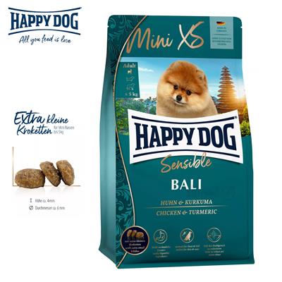 Happy Dog sensible Mini XS Bali  For Adult Dog (Small breeds up to 5 kg) (300g, 1.3kg)