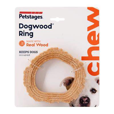Petstages Dogwood Ring - A better way to chew With no dangerous splintering and minimal mess