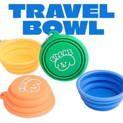 Bite Me Portable Foldable Travel Bowl (Vivid) ถ้วยสำหรับใส่น้ำเเละอาหาร สำหรับสัตว์เลี้ยงแบบพับได้