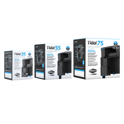 Seachem Tidal Filter เครื่องกรองน้ำตู้ปลา กรองแขวน ปรับระดับได้ เป็นสกิมเมอร์ผิวน้ำในตัว (35,55,75)