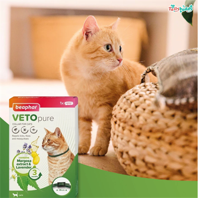 Beaphar Veto Pure Mosquito and insect repellent collar for cats 35 cm. made from natural herbs