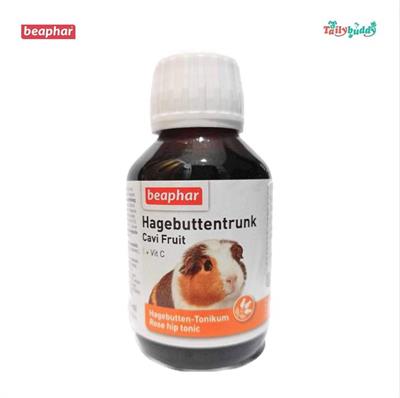 Beaphar Cavi Fruit - บีฟาร์ เควี่ฟรุต วิตามินซี วิตามินน้ำและเกลือแร่สำหรับหนูแกสบี้ (100 ml.)