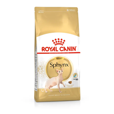 Royal Canin Sphynx ADULT  อาหารแมวโตพันธุ์สฟิงซ์ อายุ 1 ปีขึ้นไป (2kg)