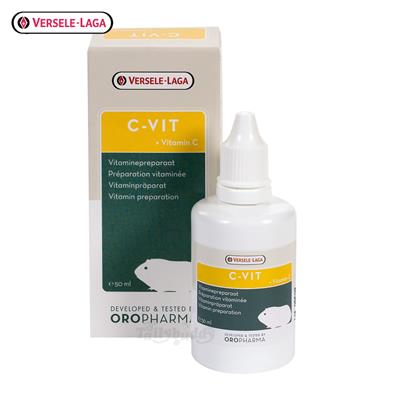 OROPHARMA C-Vit อาหารเสริม วิตามินซีเข้มข้น สำหรับแกสบี้ กระต่าย และสัตว์ฟันแทะอื่นๆ (50ml), Versele Laga