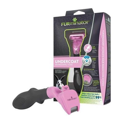 FURminator Small Animal deShedding Tool หวีสำหรับกระต่าย หรือสัตว์ขนาดเล็กอื่นๆ ลดขนหลุดร่วงกว่า 90%  (Size SA)