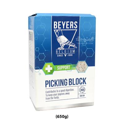 Beyers Plus Picking Block Contributes to a good digestion for pigeons and other birds (650g.)