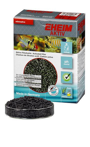 EHEIM AKTIV ถ่านกรองคาร์บอน สำหรับ ดูดซับของเสีย ดับกลิ่น และช่วยให้น้ำใส (1ลิตร, 2ลิตร)