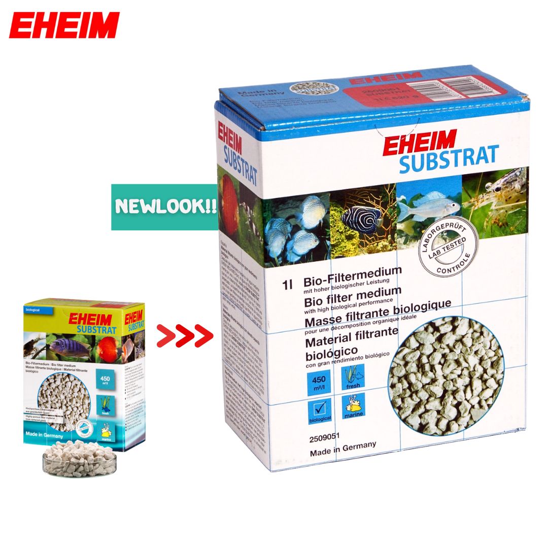 EHEIM Substrat Biological filter media excellent conditions for bacteria cultures (1liter, 2liter, 5liter)