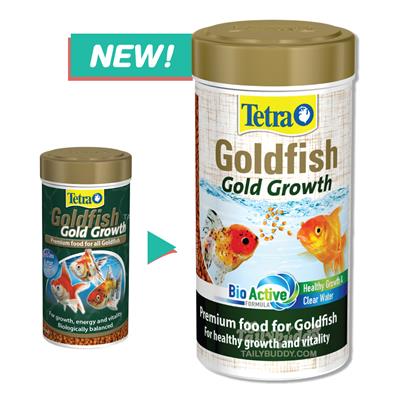 Tetra Goldfish Gold Growth, Healthy Growth & Clear Water (113g/250ml)
