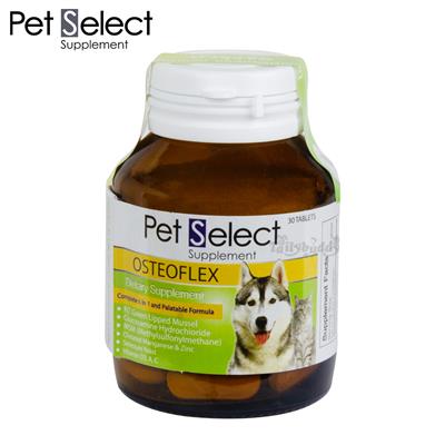 Pet Select OSTEOFLEX Joint Care -Complete and Palatable Formula (30 Tablets)
