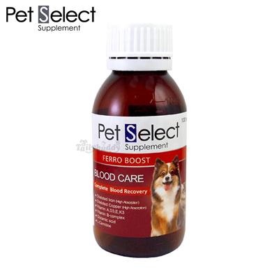 Pet Select FERRO-BOOST promote blood recovery from parasites and blood loss for dogs and cats (100cc