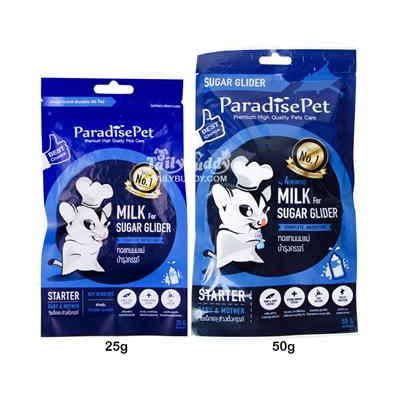 ParadisePet Milk for starter baby & mother Sugar glider (50g.)