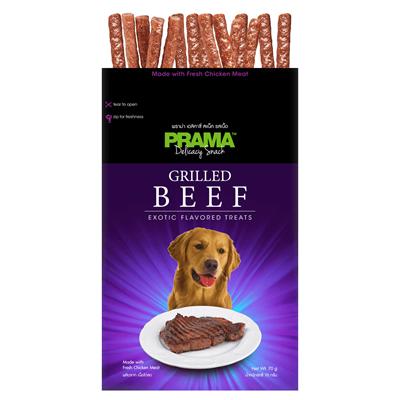 PRAMA snack Delicacy snack GRILLED BEEF  (70g.)
