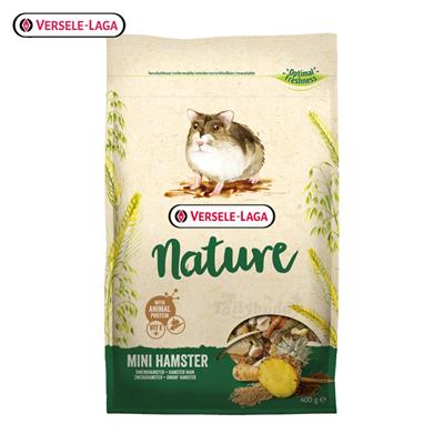 Versele Laga Nature Mini Hamster อาหารแฮมสเตอร์แคระ เนเจอร์  Extra Grains & Seeds Pro Health (400g)