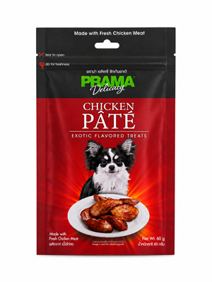 PRAMA Chicken พราม่า สแน็ค  ขนมสุนัข รสเนื้อไก่ (60g)