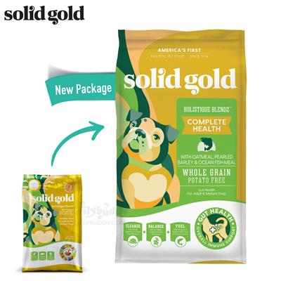 Solid Gold Holistique Blendz อาหารสุนัขโฮลิสติก สำหรับสุนัขโตและแก่ สุนัขอ้วน แพ้ง่าย (1.81kg , 10.89kg)