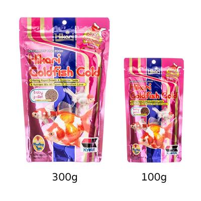 Hikari Goldfish Gold baby pellet อาหารชนิดลอยน้ำสูตรเน้นให้ ปลาทองมีสีสันสดใส (เม็ดจิ๋ว)