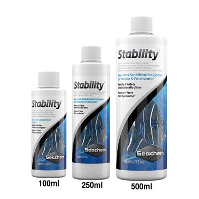 Seachem Stability น้ำยาสำหรับเริ่มตั้งตู้ใหม่ ให้ตู้เซ็ตตัวเร็วขึ้น หรือใช้เมื่อเปลี่ยนน้ำ