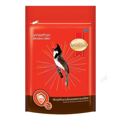 SmartHeart สมาร์ทฮาร์ท อาหารนกกรงหัวจุก สูตรเพิ่มภูมิต้านทานโรคและลดความเครียด (100g.)