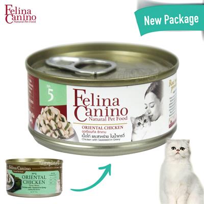 Felina canino wet food for cat ORIENTAL CHICKEN (70g)