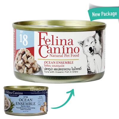 Felina canino wet food for dogs OCEAN ENSEMBLE (85g).