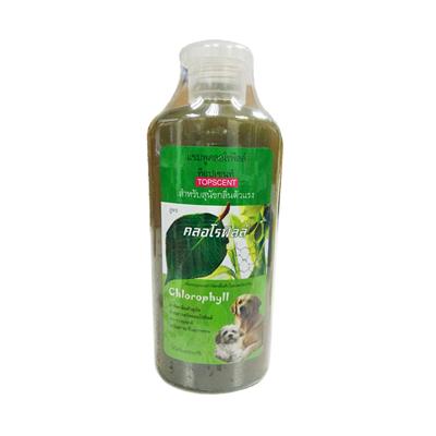 TOPSCENT Chlorophyll - ท็อปเซนท์ แชมพูคลอโรฟิลล์ แชมพูกำจัดกลิ่นตัวสุนัข สำหรับสุนัขกลิ่นตัวแรง (400ml.)