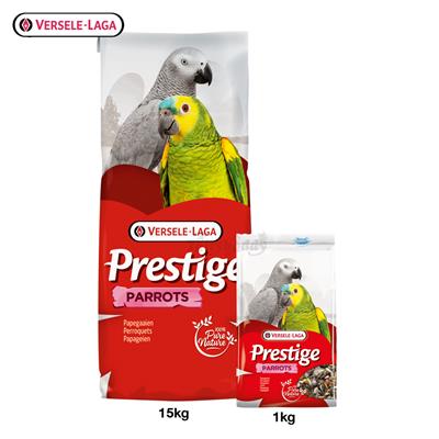 Parrots Prestige (Parrot A) อาหารนกแก้ว เกรดเอ สำหรับนก มาคอร์ แอฟริกันเกร์ กระตั้ว (1kg,15kg)