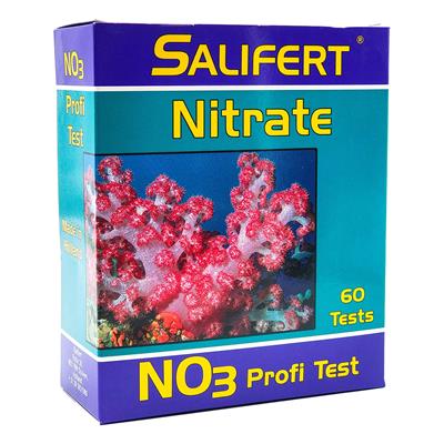 Salifert Nitrate (No3) Test Kit - Premium liquid test kit for precise nitrate measurement in aquariums (60 Tests)
