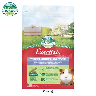 Oxbow Essentials - Young Guinea Pig Food อาหารเม็ดสำหรับแกสบี้เด็ก อายุ 1-6 เดือน (2.25 Kg.)