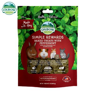 Oxbow Simple Rewards Baked Treats with peppermint (85.05g)