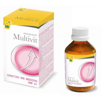 Cede Multivit  วิตามินรวมเข้มข้นสำหรับนก ในช่วงผลัดขน ผสมพันธุ์ ช่วงป่วย (200ml)