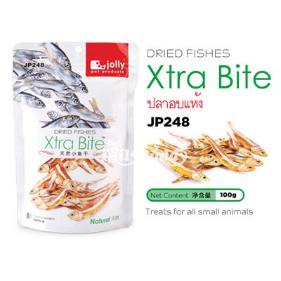 Jolly Xtra Bite Dried Fishes ปลาอบแห้ง อาหารว่างแฮมสเตอร์ แคลเซียมสูง (100g) (JP248)