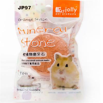 Jolly  Mineral Stone Orange Shape  for hamsters (45g.) (JP97)