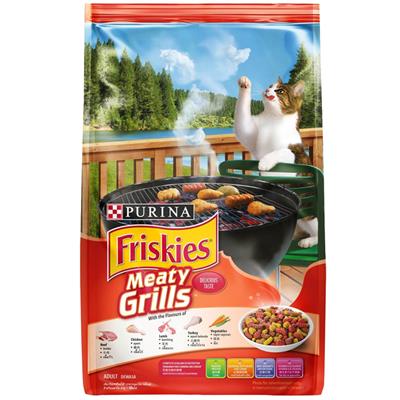 ฟริสกี้ส์ (Friskies) อาหารชนิดเม็ดสำหรับแมวโตทุกสายพันธุ์ รสปิ้งย่าง 1.1kg