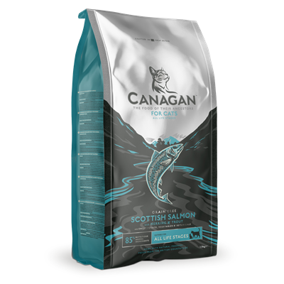 Canagan Scottish Salmon for cats (375g, 1.5kg, 4kg, 8kg)