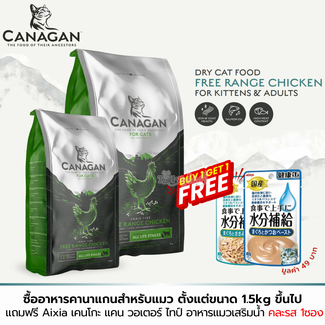 Canagan Free-Range Chicken for cats (1.5kg, 4kg, 8kg)